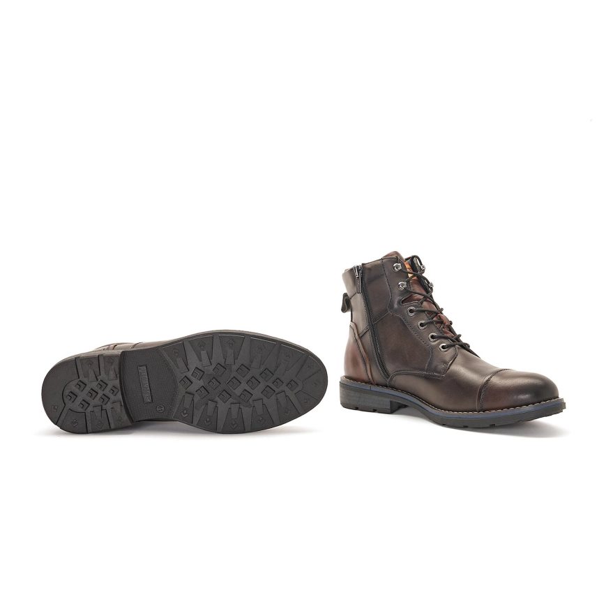 Men's Pikolinos YORK Ankle Boots Brown | NZ M208951